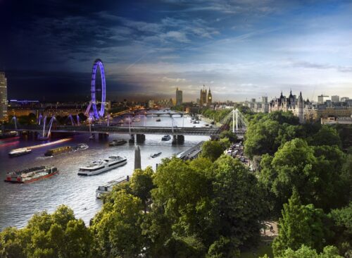 View from The Savoy, London