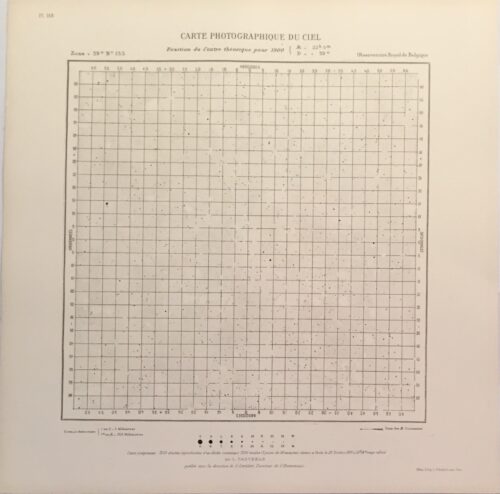 Carte photographique du ciel, 1900