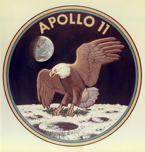 Apollo 11, Logo officiel de mission (S-69-34875)