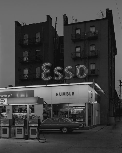 Esso Station and Tenement House, 1972