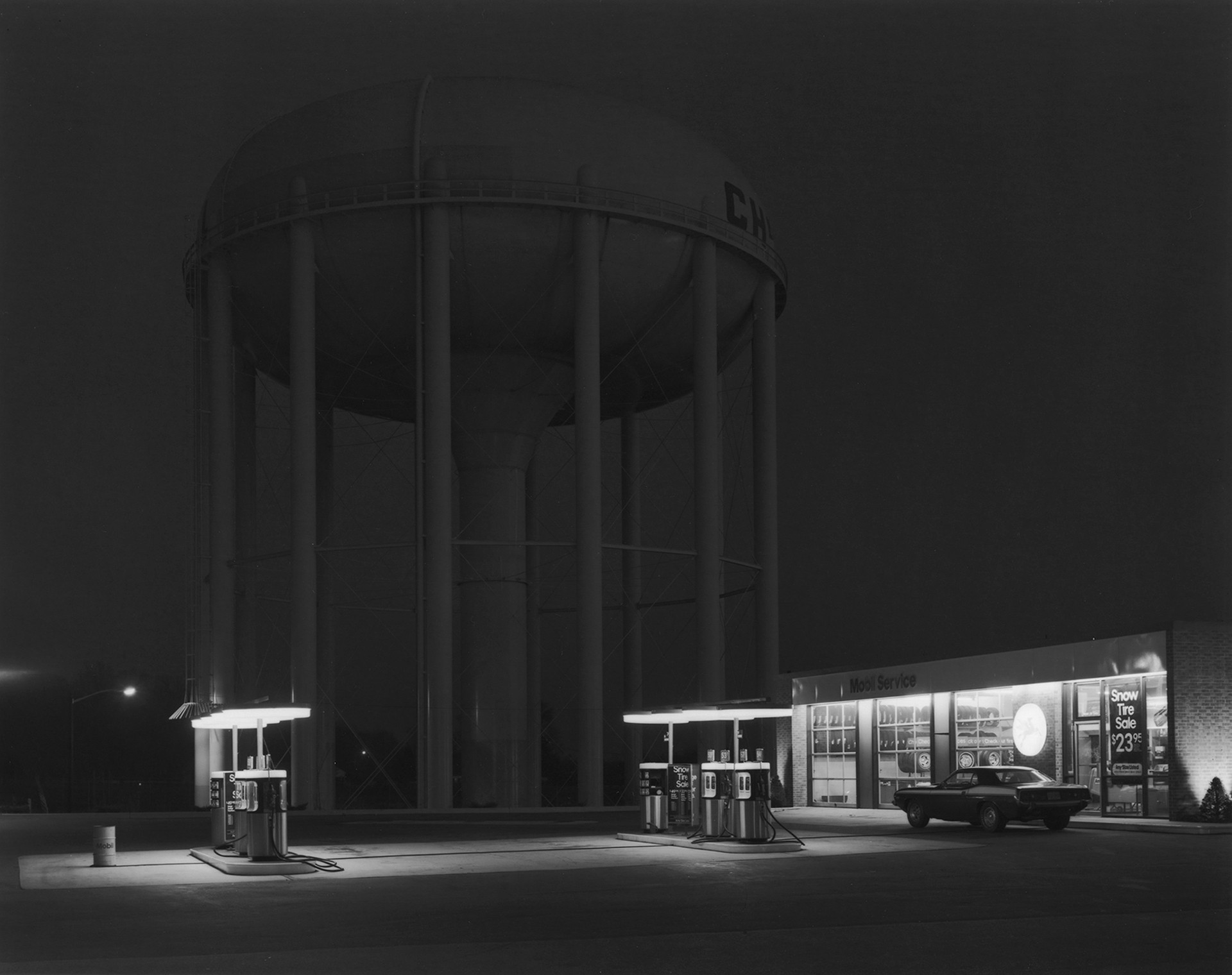 Petit's Mobil Station, 1974
