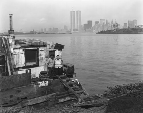 Charlie and Violet on their Houseboat, 1979