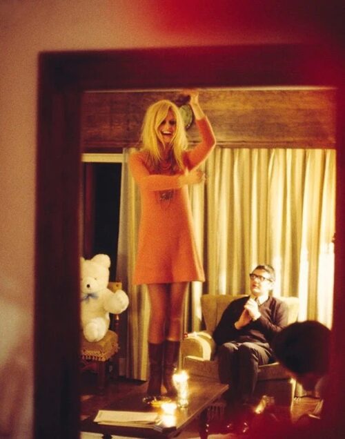 Brigitte Bardot, Dancing on the table, 1967