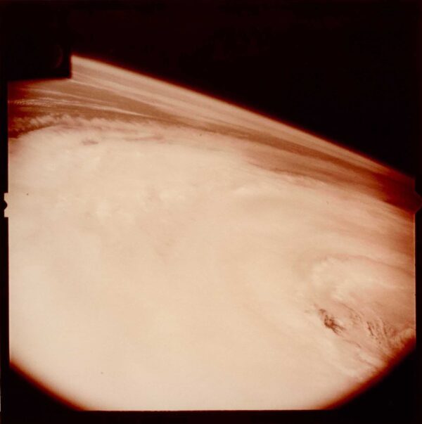 Mercury-Atlas 4, Hurricane Carla from Space