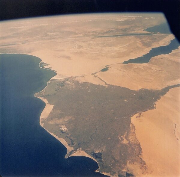 Nasa - Gemini 4, Egypte, Delta du Nil, Israel, Mer rouge