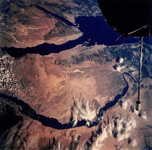 Gemini 12, Egypte, Vallée du Nil, Sinai, Mer Rouge, Arabie Saoudite