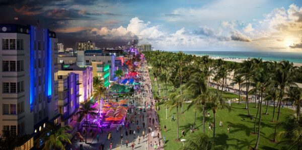 South Beach, Miami, Florida, 2020