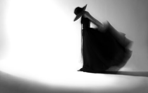 Dancer in a Black Dress