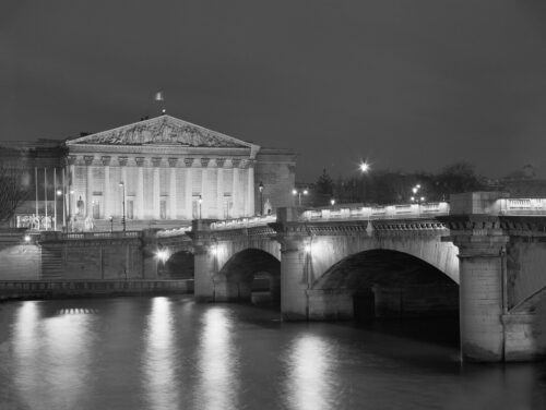 Pont de la Concorde - Assemblée Nationale - Paris de nuit
