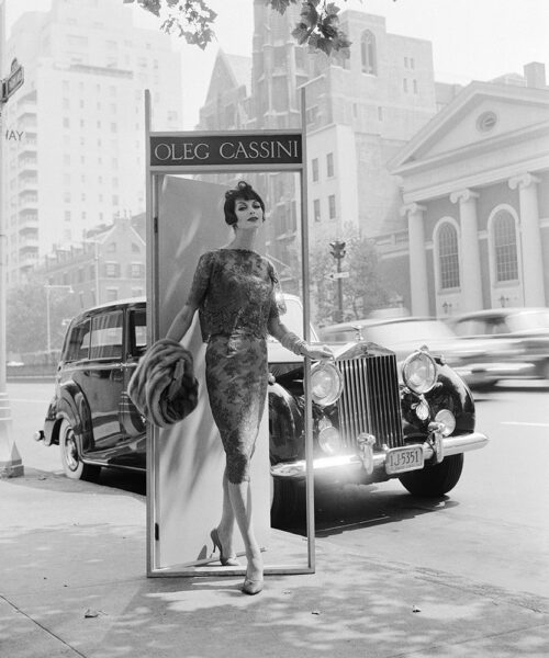 Oleg Cassini, Anne St. Marie, Park Avenue, New York, NY, 1958