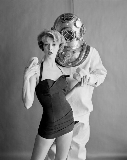 Jean Patchett and Hard Hat Diver 1, 1954